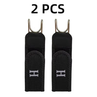 2Pcs Adjustable Buckleless Belt Hook