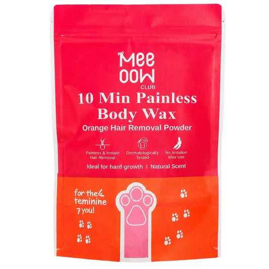 Meow Club 10-Min Painless Body Wax Powder with Spoon