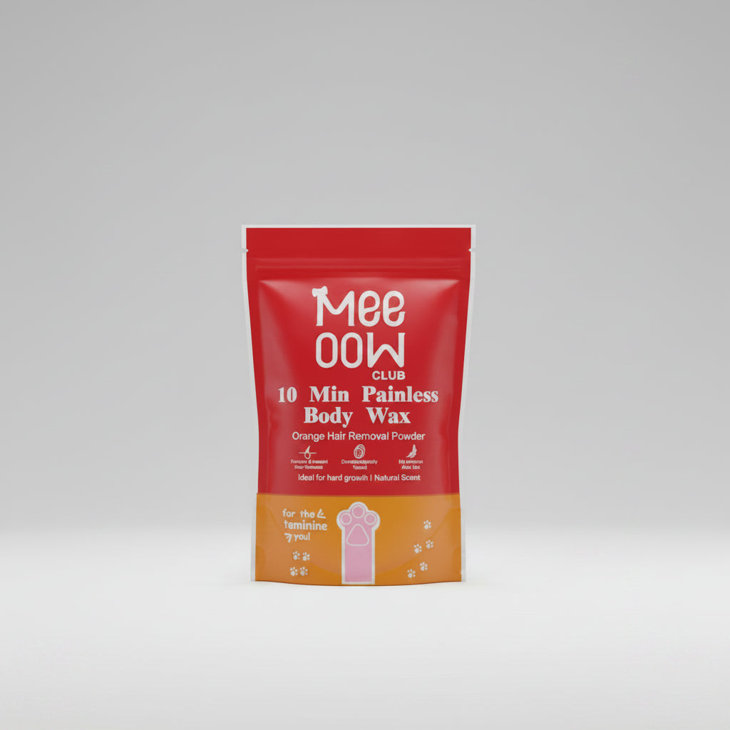 Meow Club 10-Min Painless Body Wax Powder with Spoon