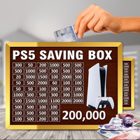 Wooden Money Saving Box Combo – Savings Goals for 5L, 3L, 2L, 1L, 50K, Hajj, Umrah, Qurbani, Mobile, Kids, Karbala, CS Bike, CG125 & Bicycle – Handmade Lock-Free Wooden Savings Boxes with Printed Labels for Personal, Family & Spiritual Goals