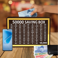 Wooden Money Saving Box Combo – Savings Goals for 5L, 3L, 2L, 1L, 50K, Hajj, Umrah, Qurbani, Mobile, Kids, Karbala, CS Bike, CG125 & Bicycle – Handmade Lock-Free Wooden Savings Boxes with Printed Labels for Personal, Family & Spiritual Goals