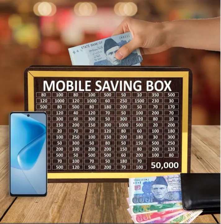 Wooden Money Saving Box Combo – Savings Goals for 5L, 3L, 2L, 1L, 50K, Hajj, Umrah, Qurbani, Mobile, Kids, Karbala, CS Bike, CG125 & Bicycle – Handmade Lock-Free Wooden Savings Boxes with Printed Labels for Personal, Family & Spiritual Goals