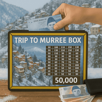 Wooden Money Saving Box Combo – Savings Goals for 5L, 3L, 2L, 1L, 50K, Hajj, Umrah, Qurbani, Mobile, Kids, Karbala, CS Bike, CG125 & Bicycle – Handmade Lock-Free Wooden Savings Boxes with Printed Labels for Personal, Family & Spiritual Goals